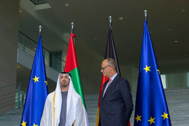 State visit by His Highness the President of the United Arab Emirates, Sheikh Mohammed bin Zayed Al Nahyan, to the Federal Republic of Germany, Berlin, September 10, 2026: The President of the United Arab Emirates, Sheikh Mohammed bin Zayed Al Nahyan, and Federal Chancel