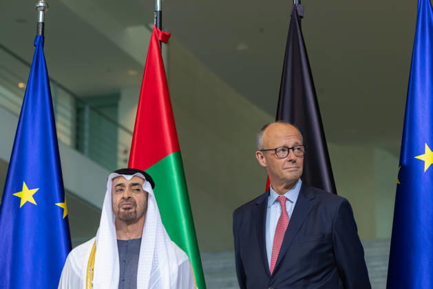 State visit by His Highness the President of the United Arab Emirates, Sheikh Mohammed bin Zayed Al Nahyan, to the Federal Republic of Germany, Berlin, September 10, 2026: The President of the United Arab Emirates, Sheikh Mohammed bin Zayed Al Nahyan, and Federal Chancel