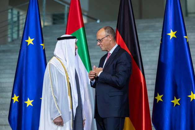 State visit by His Highness the President of the United Arab Emirates, Sheikh Mohammed bin Zayed Al Nahyan, to the Federal Republic of Germany, Berlin, September 10, 2026 The President of the United Arab Emirates, Sheikh Mohammed bin Zayed Al Nahyan, and Federal Chancell