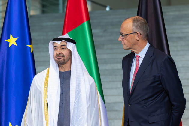 State visit by His Highness the President of the United Arab Emirates, Sheikh Mohammed bin Zayed Al Nahyan, to the Federal Republic of Germany, Berlin, September 10, 2026 The President of the United Arab Emirates, Sheikh Mohammed bin Zayed Al Nahyan, and Federal Chancell