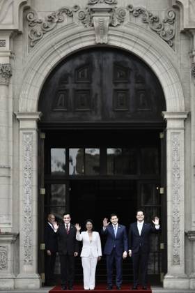 US Secretary of State Marco Rubio is welcomed by Peruvian President Keiko Fujimori in Peru LIMA, PERU - SEPTEMBER 10: U.S. Secretary of State Marco Rubio meets with Peruvian President Keiko Fujimori at the Government Palace on September 10, 2026, in Lima, Peru. Following his visits to Colombia and Ecuador, the Secretary of State arrived in Lima to discuss key issues on the bilateral agenda, including security, the fight against drug trafficking, and trade. Peru is also expected to become part of the so-called Shield of the Americas, a U.S.-led regional security initiative. The meeting marked the first meeting between the governments of Peru and the United States. Klebher Vasquez Anadolu Lima Peru. Editorial use only. Please get in touch  Copyright: x2026xAnadoluxKlebherxVasquezx