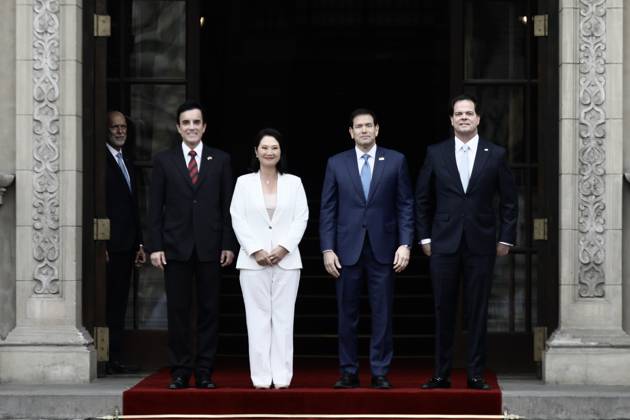 US Secretary of State Marco Rubio is welcomed by Peruvian President Keiko Fujimori in Peru LIMA, PERU - SEPTEMBER 10: U.S. Secretary of State Marco Rubio meets with Peruvian President Keiko Fujimori at the Government Palace on September 10, 2026, in Lima, Peru. Following his visits to Colombia and Ecuador, the Secretary of State arrived in Lima to discuss key issues on the bilateral agenda, including security, the fight against drug trafficking, and trade. Peru is also expected to become part of the so-called Shield of the Americas, a U.S.-led regional security initiative. The meeting marked the first meeting between the governments of Peru and the United States. Klebher Vasquez Anadolu Lima Peru. Editorial use only. Please get in touch  Copyright: x2026xAnadoluxKlebherxVasquezx