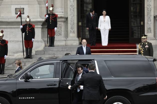 US Secretary of State Marco Rubio is welcomed by Peruvian President Keiko Fujimori in Peru LIMA, PERU - SEPTEMBER 10: U.S. Secretary of State Marco Rubio meets with Peruvian President Keiko Fujimori at the Government Palace on September 10, 2026, in Lima, Peru. Following his visits to Colombia and Ecuador, the Secretary of State arrived in Lima to discuss key issues on the bilateral agenda, including security, the fight against drug trafficking, and trade. Peru is also expected to become part of the so-called Shield of the Americas, a U.S.-led regional security initiative. The meeting marked the first meeting between the governments of Peru and the United States. Klebher Vasquez Anadolu Lima Peru. Editorial use only. Please get in touch  Copyright: x2026xAnadoluxKlebherxVasquezx