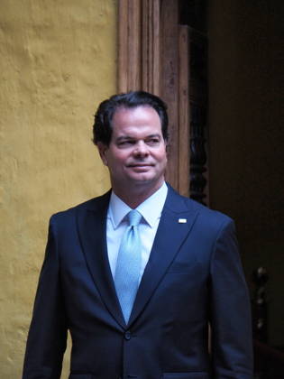 September 10, 2026, Lima, Lima, Peru: Bernie Navarro, Ambassador of the United States of America to Peru, at the Torre Tagle Palace during the visit of the U.S. Secretary of State Marco Rubio to discuss matters of state. Lima Peru - ZUMAg240 20260910_zip_g240_005 Copyright: xCarlosxGarciaxGranthonx