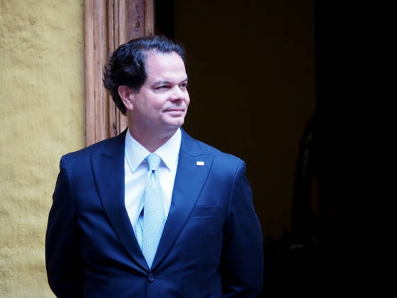 September 10, 2026, Lima, Lima, Peru: Bernie Navarro, Ambassador of the United States of America to Peru, at the Torre Tagle Palace during the visit of the U.S. Secretary of State Marco Rubio to discuss matters of state. Lima Peru - ZUMAg240 20260910_zip_g240_006 Copyright: xCarlosxGarciaxGranthonx