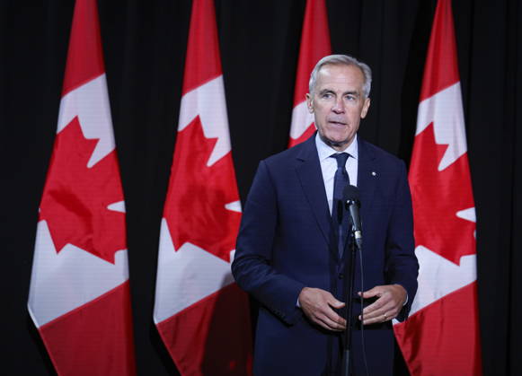 September 10, 2026, Banff, Ab, CANADA: Prime Minister Mark Carney speaks to the media at a cabinet retreat in Banff, Alta., Thursday, Sept. 10, 2026. Banff CANADA  - ZUMAc35_ 20260910_zaf_c35_109 Copyright: xJeffxMcintoshx