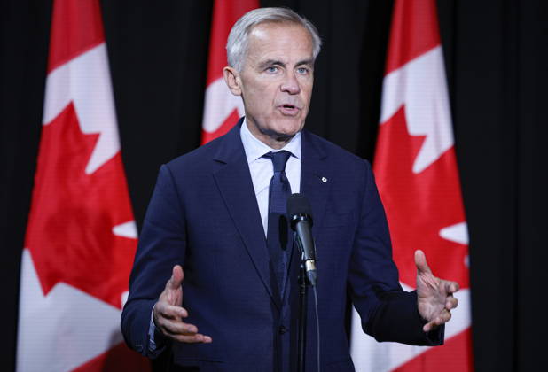 September 10, 2026, Banff, Ab, CANADA: Prime Minister Mark Carney speaks to the media at a cabinet retreat in Banff, Alta., Thursday, Sept. 10, 2026. Banff CANADA  - ZUMAc35_ 20260910_zaf_c35_110 Copyright: xJeffxMcintoshx