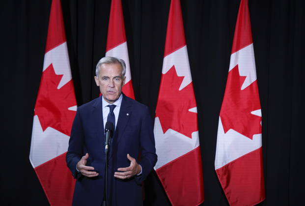 September 10, 2026, Banff, Ab, CANADA: Prime Minister Mark Carney speaks to the media at a cabinet retreat in Banff, Alta., Thursday, Sept. 10, 2026. Banff CANADA  - ZUMAc35_ 20260910_zaf_c35_111 Copyright: xJeffxMcintoshx