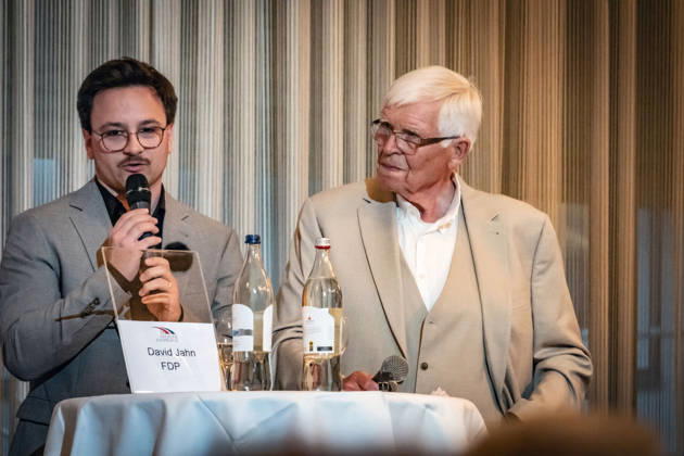 Berlin Reinickendorf, Tegel district, Tegel Talk, political event series, David Jahn, FDP, Detlef Dzembritzki, September 10, 2026, Tegel