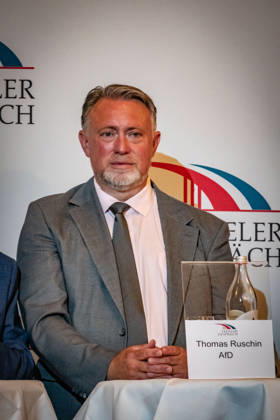 Berlin Reinickendorf, Tegel District, Tegeler Gespräch (Tegel Talks), political event series, Thomas Ruschin, AfD, September 10, 2026, Tegel