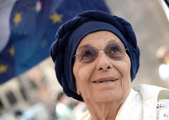 IPP Photo by Fabio Cimaglia, Rome, September 10, 2021: During the campaign for the local elections, Più Europa presents its candidates in support of the Calenda list. Pictured: Emma Bonino, Rome, September 10, 2021. Più Europa took