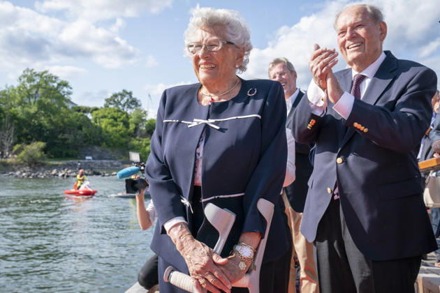 New rescue boat is christened FILE PHOTO Princess Astrid has died Oslo 20190814 Princess Astrid, Mrs. Ferner, and Erling Lorentzen are present at the christening of the lifeboat Princess Ragnhild on Bygdøy. It is Lorentzen, Princess Ragnhild’s husband until her death in 2012, who donated the funds for the new lifeboat. Photo:  Copyright: xHeikoxJungex xNTBx