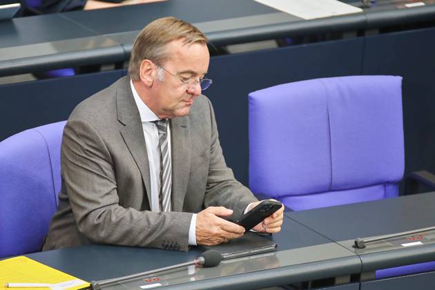 Berlin, Germany, September 11, 2026 German Bundestag 94th Session of the Bundestag Budget Week Federal Minister of Defense Boris Pistorius (SPD) Copyright: xdtsxNachrichtenagenturx dts_134108