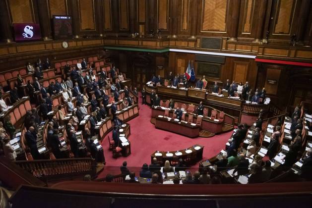 IPP Photo by Diego Nangano, Rome, September 11, 2026, Senate of the Republic. Debate on Electoral Law Reform. Pictured: A tribute to Emma Bonino in the Senate. Italy Photo Press World. Copyright