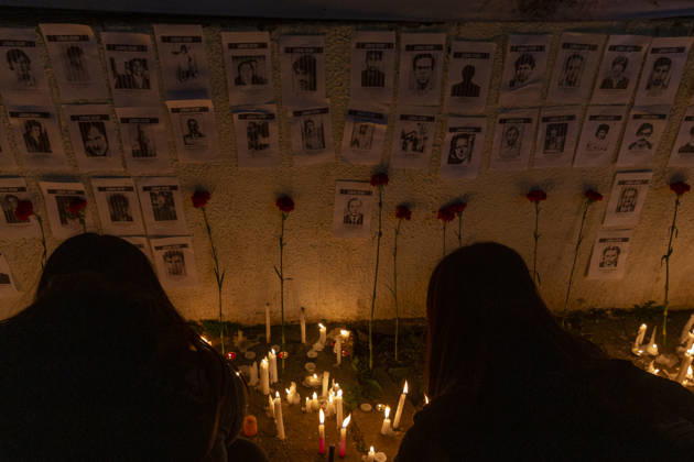 People commemorate the 53rd anniversary of the coup against President Salvador Allende at the National Stadium in Santiago, Chile, a site that served as a prison for political detainees during the coup. September 11, 2026. In honor and memory of the victims of Augusto Pinochet™s civil-military dictatorship. Santiago Chile Copyright: xClaudioxAbarcaxSandovalx