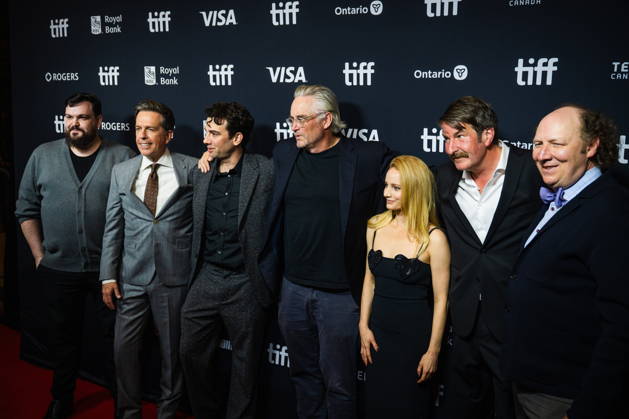 September 11, 2026, Toronto, On, Canada: The cast and director of The Stunt Driver are pictured on the red carpet for the film at the Toronto International Film Festival in Toronto, on Friday, Sept. 11, 2026. Toronto Canada  - ZUMAc35_ 20260911_zaf_c35_392 Copyright: xLauraxProctorx