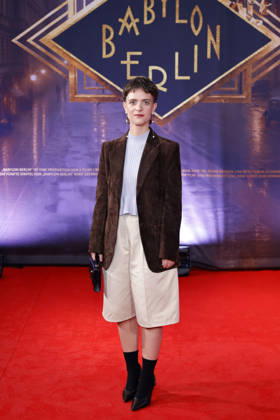 Actress Liv Lisa Fries at the North Rhine-Westphalia premiere of the fifth and final season of the TV series *Babylon Berlin* at the open-air cinema in Cologne s Rheinauhafen, September 11, 2026, North Rhine-Westphalia, Germany Copyright: xChristophxHardtx