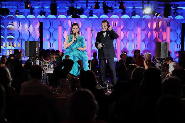 German Acting Award 2026: Hans Werner Meyer, Nadine Heidenreich, Stage Show: 15 Years of the German Acting Award and 20 Years of the BFFS, Pullman Berlin Schweizerhof, Date: September 11, 2026 Copyright: xEventpressx