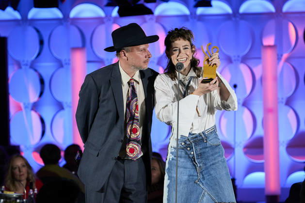 2026 German Acting Award: Winner Lia von Blarer and Winner Robert Stadlober; Stage Show: 15 Years of the German Acting Award and 20 Years of the BFFS; Pullman Berlin Schweizerhof; Date: September 11, 2026 Copyright: xEventpressx