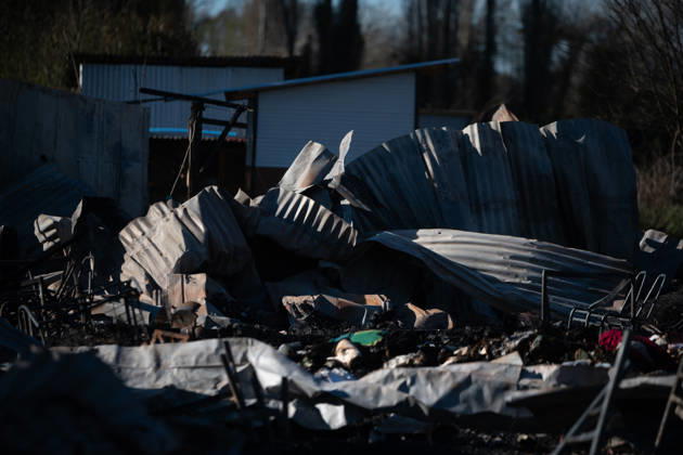 (260912) -- ARAUCANIA, Sept. 12, 2026 -- This photo shows the scene of a fire in Pitrufquen, in the Araucania Region of southern Chile, on Sept. 12, 2026. At least 16 people were killed after a fire broke out on Friday evening at a nursing home in southern Chile, local media reported on Saturday. CHILE-ARAUCANIA-NURSING HOME-FIRE ZhouxJiayi 