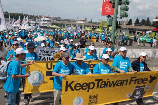 Keep Taiwan Free Protest NYC New York, NY- September 12: Keep Taiwan Free Protest and March In front of the Chinese Consulate on September 12, 2026.. Credit: Camara Porter AdMedia. 12 Sep 2026 Pictured: Keep Taiwan Free Protest NYC.  Copyright: xThexMegaxAgencyxCamaraxPorter AdMediax xMEGAx