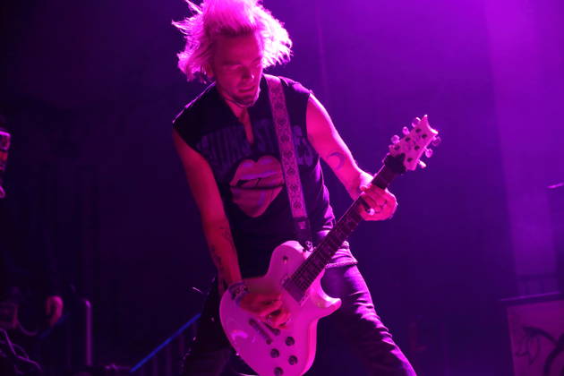 Ben Wells of the band Black Stone Cherry at a concert at Huxleys Neue Welt in Berlin, September 12, 2026 Black Stone Cherry Concert Berlin