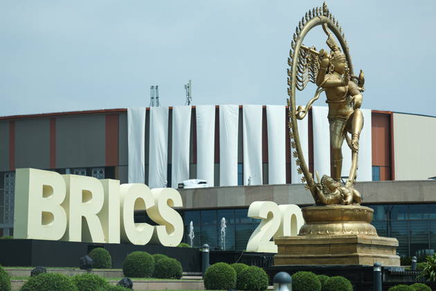 INDIA, NEW DELHI - SEPTEMBER 13, 2026: The Indiian city hosts the 2026 BRICS Summit. Alexander Kazakov Russian Presidential Press and Information Office TASS  97643648