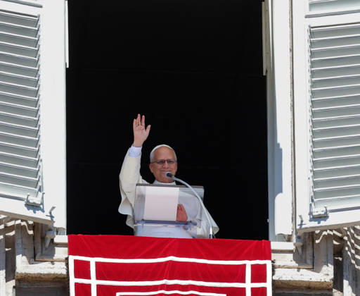 September 13, 2026, Vaticano: Pope Leo XIV leads his Angelus prayer from the window of his office overlooking Saint Peter s Square, Vatican City, 13 September 2026. ANSA GIUSEPPE LAMI. Vaticano  - ZUMAa110 20260913_zaf_a110_004 Copyright: xGiuseppexLamix