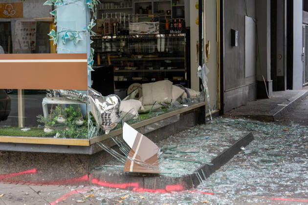 Café and Bar Damaged; Suspected Explosive Blast On September 13, 2026, in the early morning, unknown