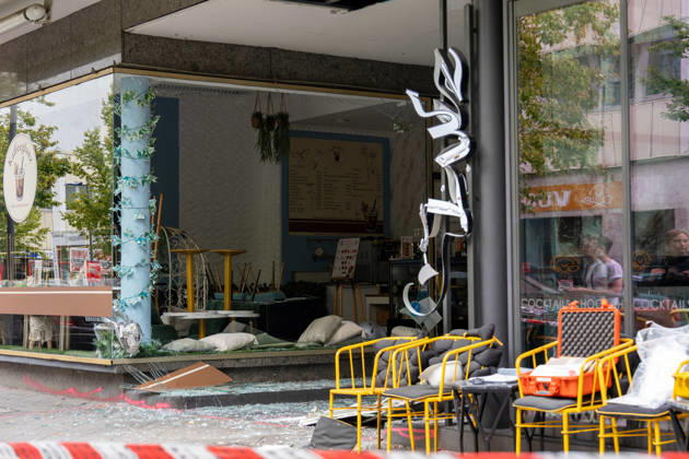 Café and Bar Damaged; Suspected Explosive Blast On September 13, 2026, in the early morning, unknown