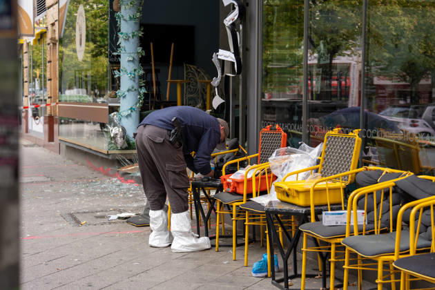 Café and Bar Damaged; Suspected Explosive Blast On September 13, 2026, in the early morning, unknown