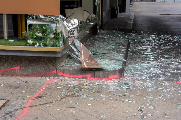 Café and Bar Damaged; Suspected Explosive Blast On September 13, 2026, in the early morning, unknown