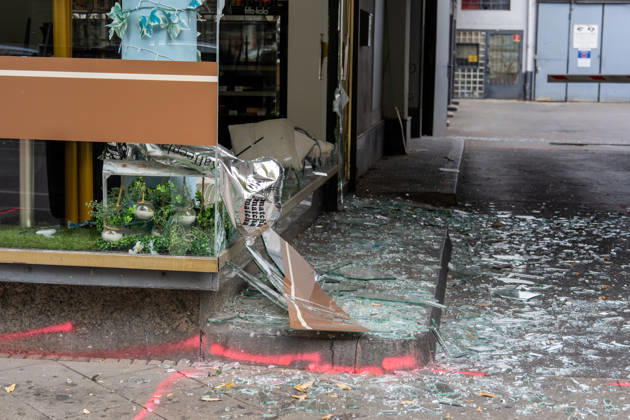 Café and Bar Damaged; Suspected Explosive Blast On September 13, 2026, in the early morning, unknown