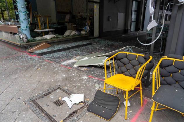 Café and Bar Damaged; Suspected Explosive Blast On September 13, 2026, in the early morning, unknown