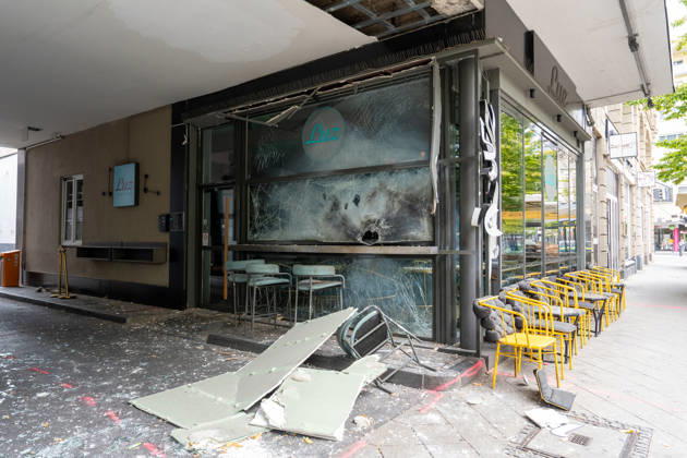 Café and Bar Damaged; Suspected Explosive Blast On September 13, 2026, in the early morning, unknown