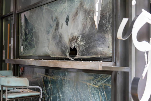 Café and Bar Damaged; Suspected Explosive Blast On September 13, 2026, in the early morning, unknown