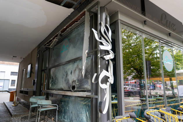 Café and Bar Damaged; Suspected Explosive Blast On September 13, 2026, in the early morning, unknown