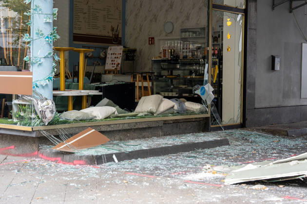 Café and Bar Damaged; Suspected Explosive Blast On September 13, 2026, in the early morning, unknown