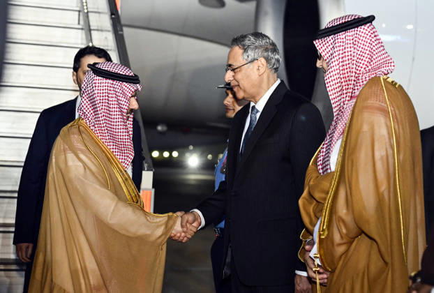 RECORD DATE NOT STATED Saudi Arabia s Minister of Foreign Affairs, Prince Faisal bin Farhan Al Saud, arrives in Delhi to participate in the 18th BRICS Summit 2026 New Delhi, Sep 13 (ANI): Saudi Arabia s Minister of Foreign Affairs, Prince Faisal bin Farhan Al Saud, arrives in Delhi to participate in the 18th BRICS Summit 2026, hosted by India at Air Force Station Palam, in New Delhi on Saturday. (@MEAIndia ANI Photo) Delhi New Delhi India Copyright: xANIx ANI_20260913026