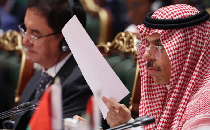 September 13, 2026, New Delhi, India: Saudi Foreign Minister Prince Faisal bin Farhan al-Saud listens during the expanded session of the BRICS summit at Bharat Mandapam, September 12, 2026 in New Delhi, India. The second day of meeting included non-member leaders and international organizations. New Delhi India - ZUMAp138 20260913_zaa_p138_035 Copyright: xAlexanderxKazakov RussianxPresidx