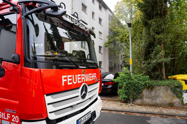 Basement Fire in Apartment Building; Several People Rescued On