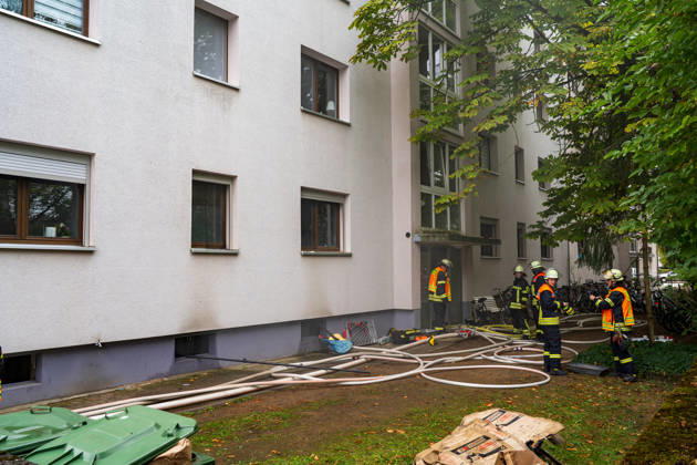 Basement Fire in Apartment Building; Several People Rescued On