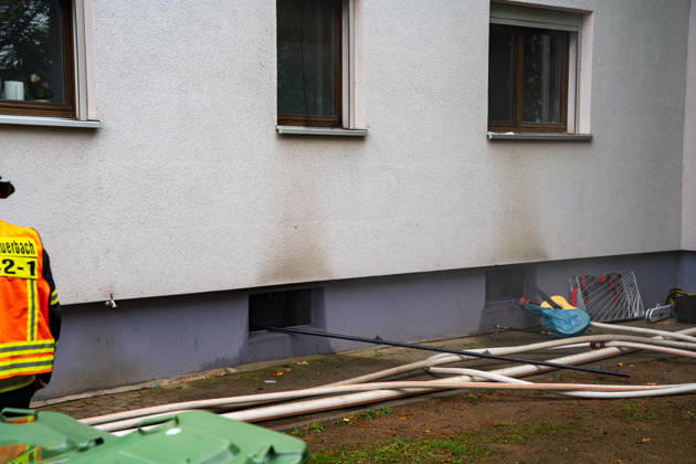 Basement Fire in Apartment Building; Several People Rescued On