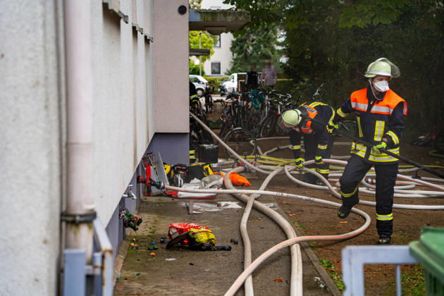 Basement Fire in Apartment Building; Several People Rescued On