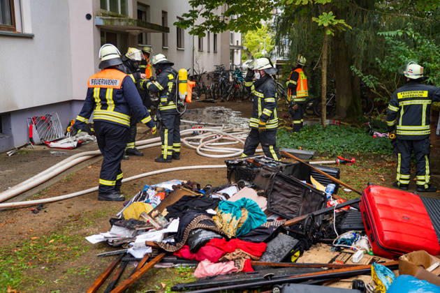 Basement Fire in Apartment Building; Several People Rescued On