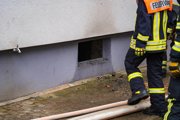 Basement Fire in Apartment Building; Several People Rescued On