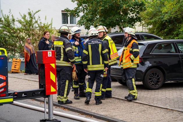 Basement Fire in Apartment Building; Several People Rescued On