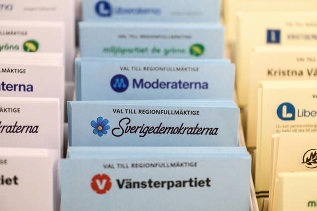 September 13, 2026: Sweden Democrats ballots for the regional council election at a polling place in Lund on September 13, 2026  Copyright: MATHILDAxSCHULER 1083210271st