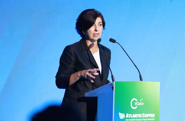 Presentation in Huelva of Atlantic Copper’s Circular Project Atlantic Copper CEO Macarena Gutiérrez speaks at the presentation of the company’s Circular Project On September 14, 2026, in Huelva, Andalusia, Spain September 14, 2026 Rocí Huelva, Andalusia, Spain Huelva, Andalusia, Spain Spain  Copyright: xRocioxRuzx 7774153