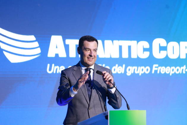 Presentation in Huelva of Atlantic Copper’s Circular Project The president of the Regional Government of Andalusia, Juanma Moreno, speaks at the presentation of Atlantic Copper’s Circular Project On September 14, 2026, in Huelva, Andalusia, Spain September 14, 2026 Rocí Huelva, Andalusia, Spain Huelva, Andalusia, Spain Spain Copyright: xRocioxRuzx 7774139